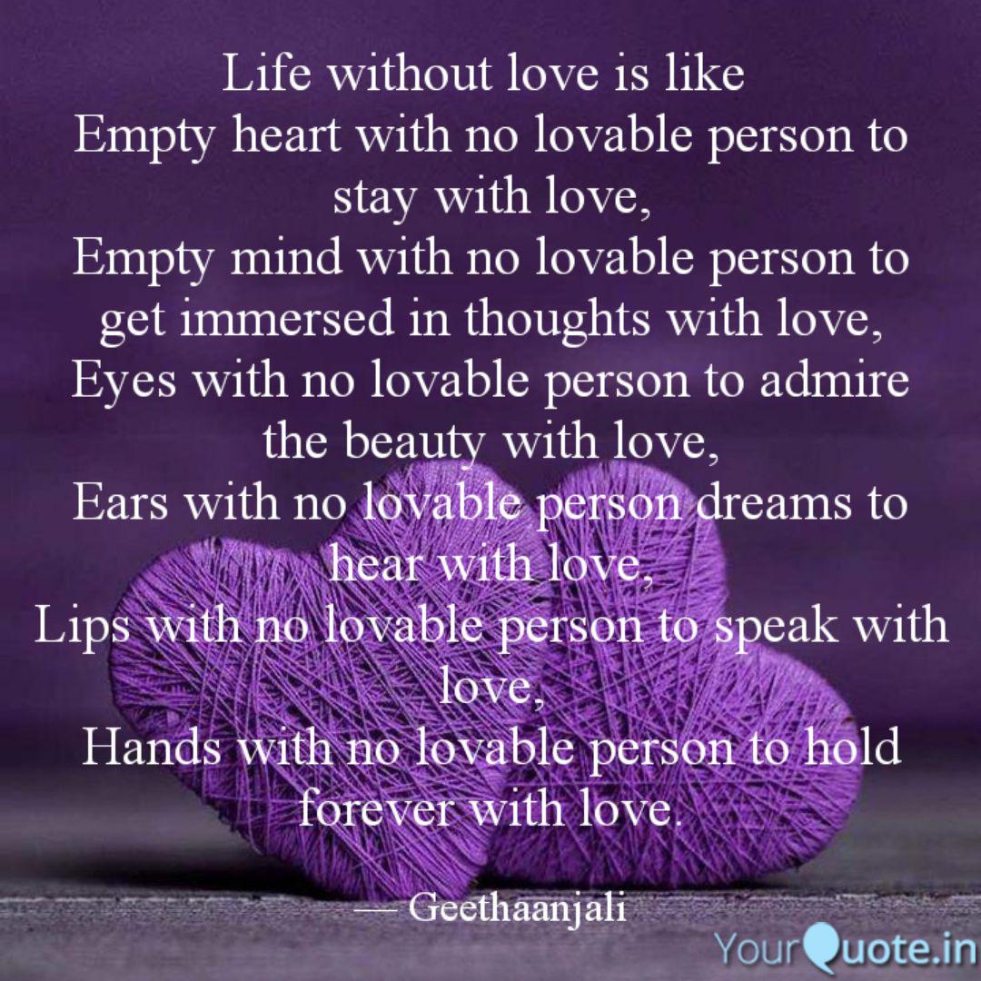 Life without love is like... | Quotes & Writings by Fantasy 💙 Angel ...