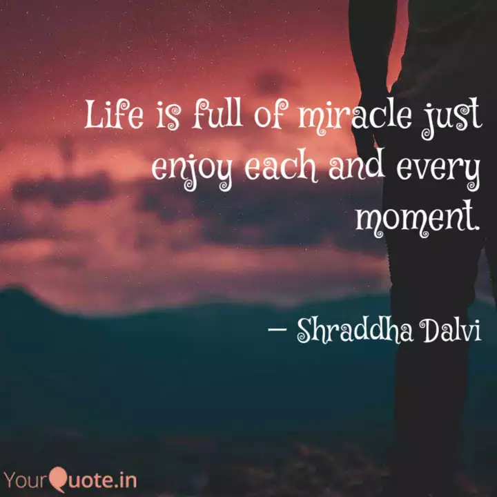 Life Is Full Of Miracle J Quotes Writings By Shraddha Dalvi Yourquote He is an actor, known for ганди (1982), shirdi ke sai baba (1977) and shirdi sai baba (2001). yourquote