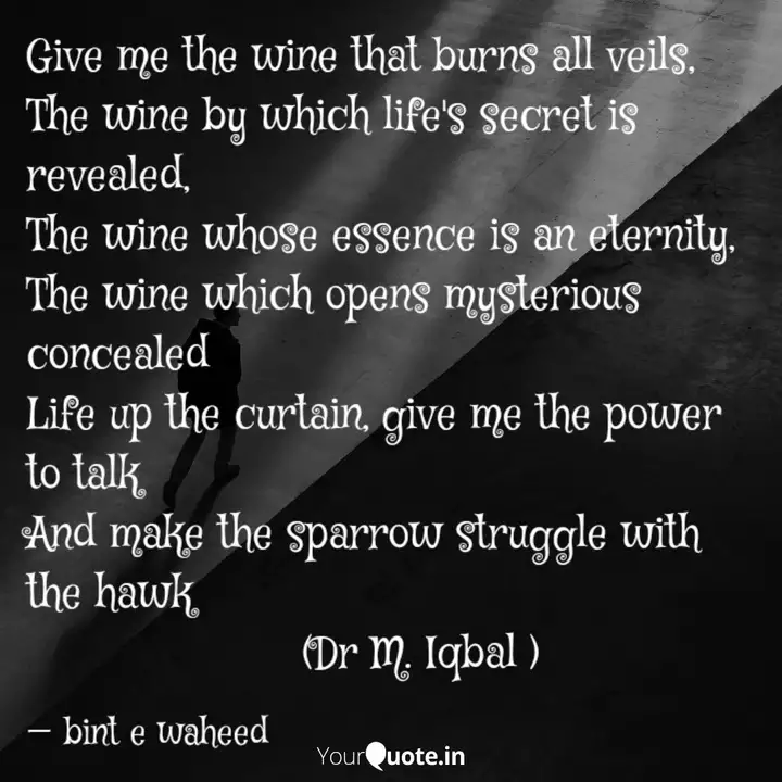 Give Me The Wine That Bur Quotes Writings By Bint Waheed Yourquote