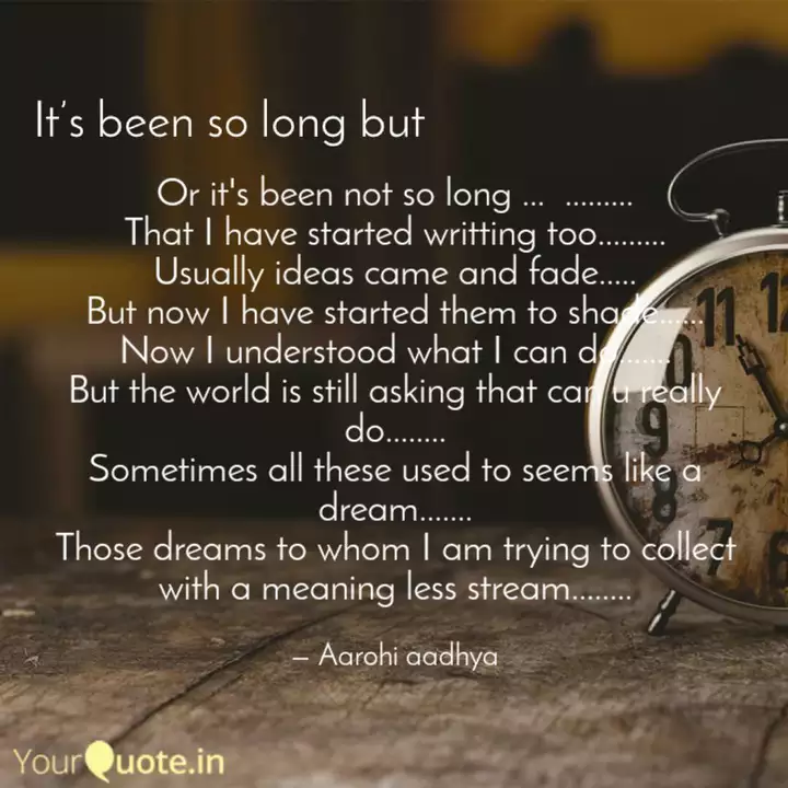 Or It S Been Not So Long Quotes Writings By Aarohi Aadhya Yourquote I don't know what i was thinking leaving my child behind now i suffer the curse knowing no. quotes writings by aarohi aadhya