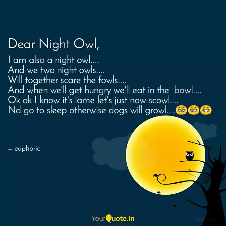 I Am Also A Night Owl Quotes Writings By Yo Yourquote
