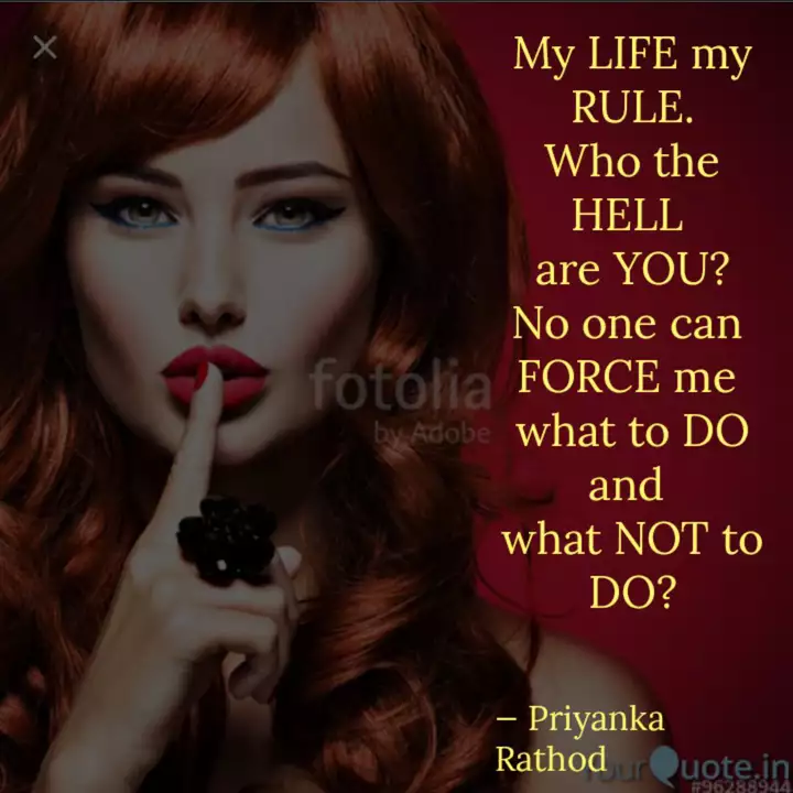 Wallpaper My Life My Rule Who The Quotes Writings By Priyanka For Android Free
