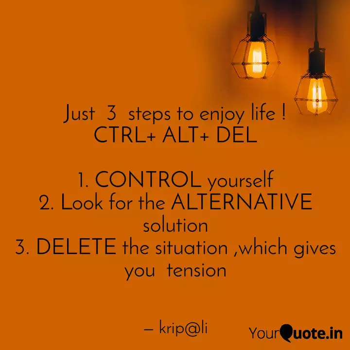 Just 3 Steps To Enjoy L Quotes Writings By Kriti Gupta Yourquote