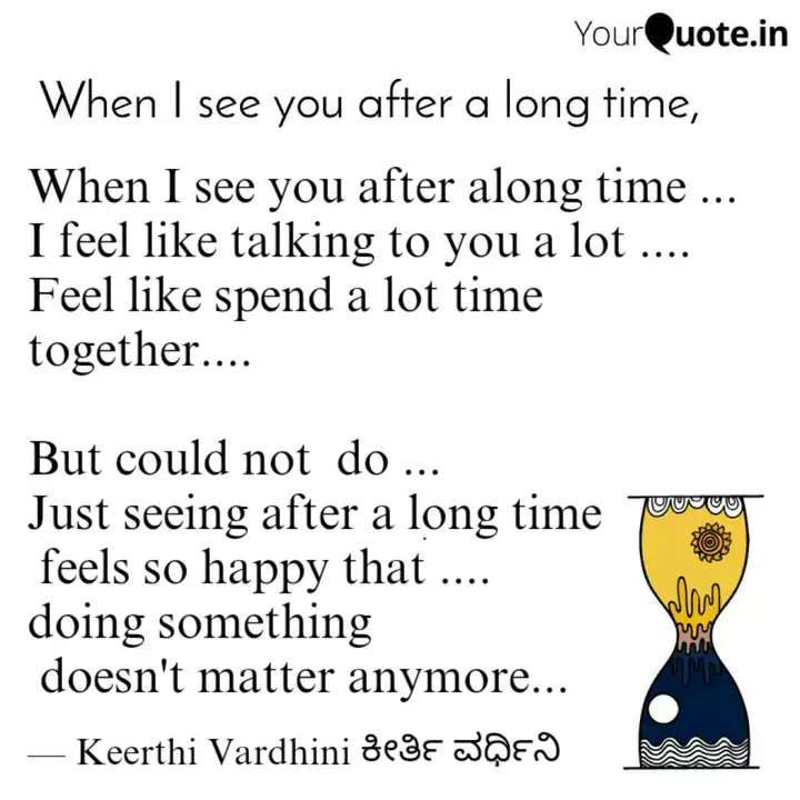 When I See You After Alon Quotes Writings By Anagha Ana Yourquote