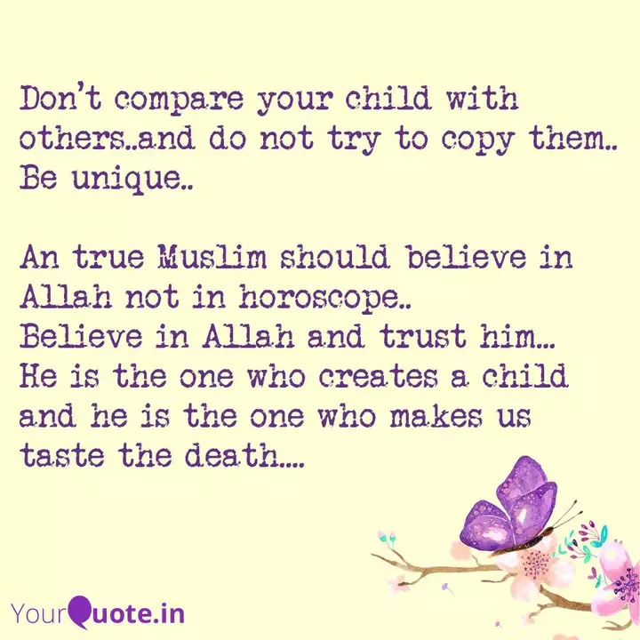 Don T Compare Your Child Quotes Writings By Shilfa Musthakim Yourquote
