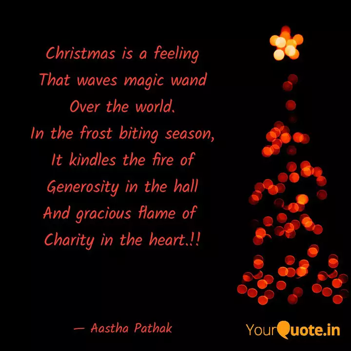 Christmas Is A Feeling Th Quotes Writings By Aastha Pathak Yourquote