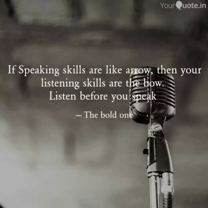 If Speaking Skills Are Li Quotes Writings By Sasha Vijanth Yourquote