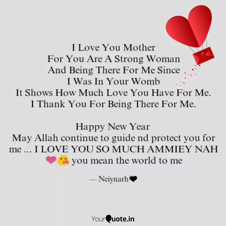 I Love You Mother For You Quotes Writings By Aisha Salman Yourquote