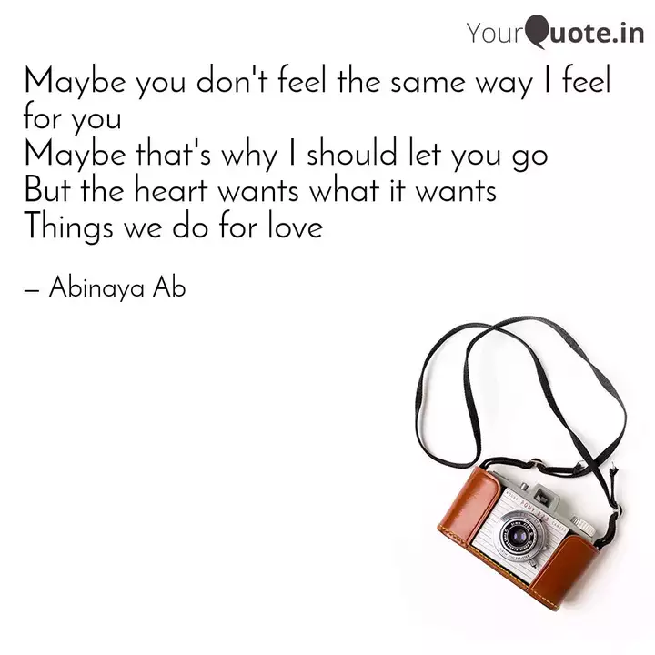 Maybe You Don T Feel The Quotes Writings By Abinaya Ab Yourquote