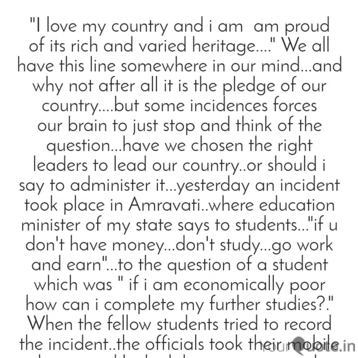 i love my country speech
