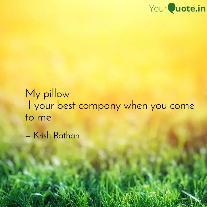 My Pillow I Your Best Co Quotes Writings By Respect Your