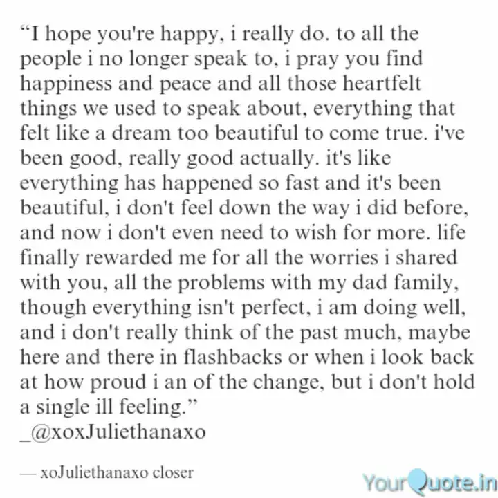 I Hope You Re Happy Quotes