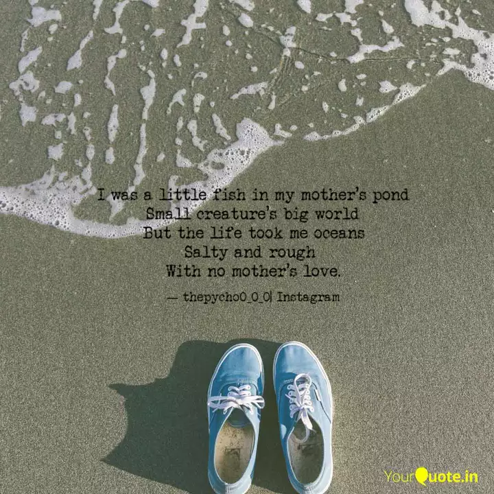 I Was A Little Fish In My Quotes Writings By Aditi Karn Yourquote