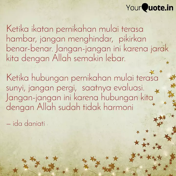 Ketika Ikatan Pernikahan Quotes Writings By Ida Daniati Yourquote
