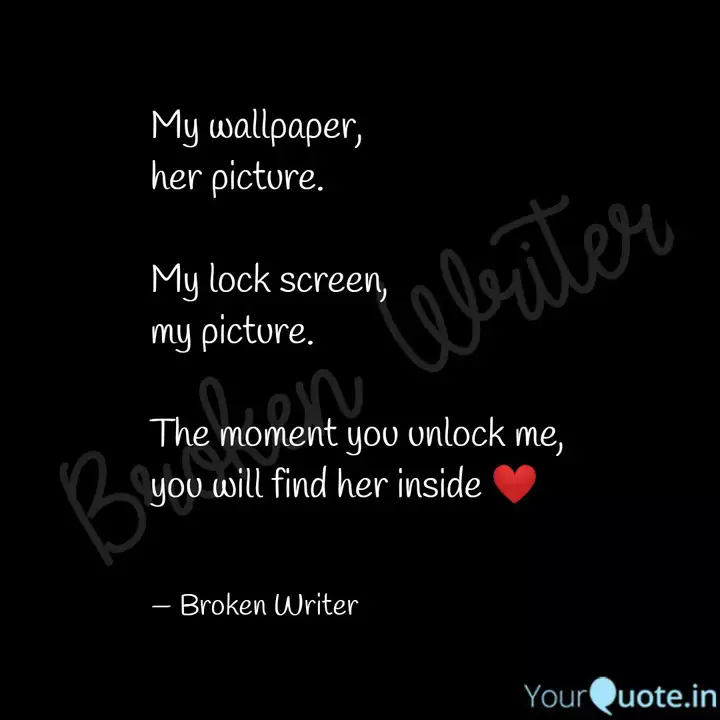 My Wallpaper Her Picture Quotes Writings By Hunny