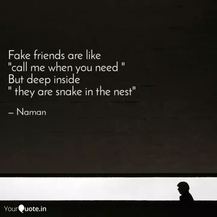 Get Wallpaper Fake Friends Are Like C Quotes Writings By Naman Saini For iPhone