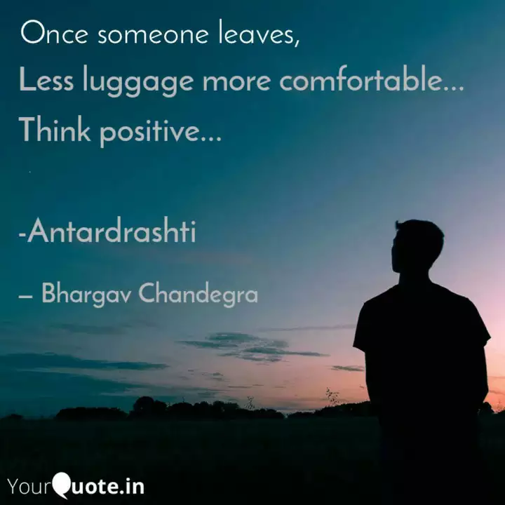 Less Luggage More Comfort Quotes Writings By Bhargav