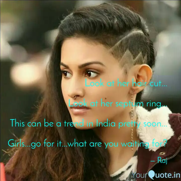 Look At Her Hair Cut Quotes Writings By Rajarshi