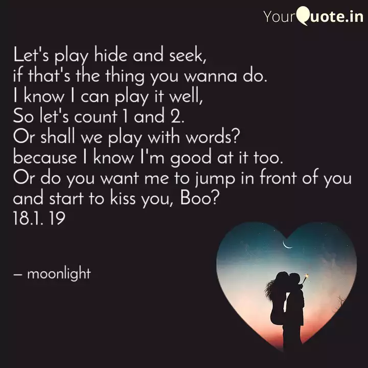 Lets Play Hide And Seek Quotes Writings By