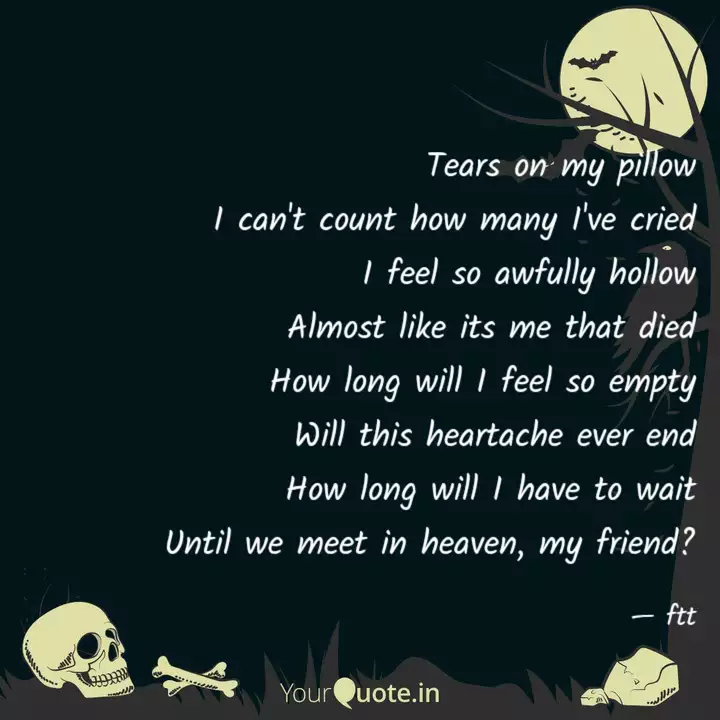 Tears On My Pillow I Can Quotes Writings By Faith