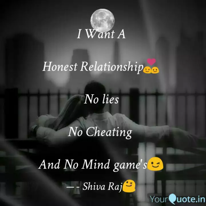 I Want A Honest Relation Quotes Writings By Prince Prasad Yourquote