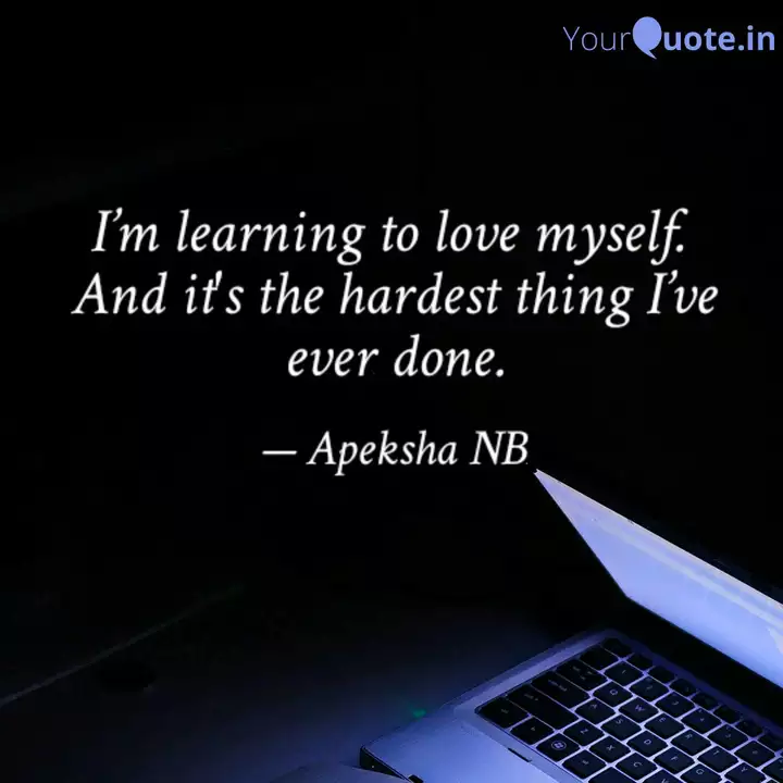 I M Learning To Love Myse Quotes Writings By Apeksha Borgaonkar Yourquote Is expecting that we'll mend the ties… and im no longeer sure if i could still trust him not to choose his fammily over me and my son again the next time…for now i just want to be strong. quotes writings by apeksha borgaonkar