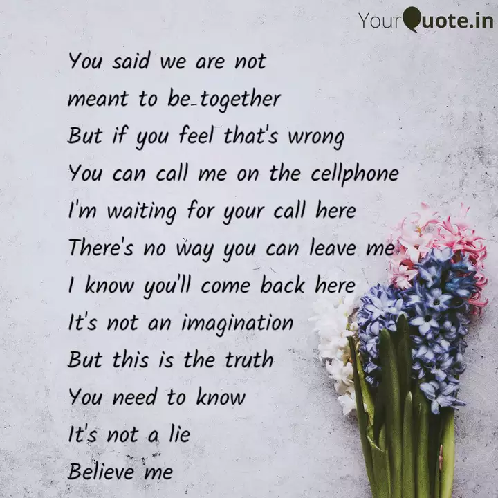 You Said We Are Not Meant Quotes Writings By Anushka Yourquote