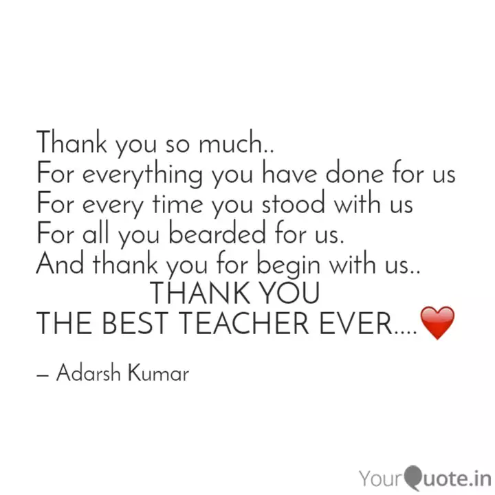 Thank You So Much For E Quotes Writings By Adarsh Kumar