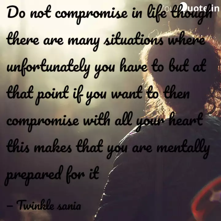 Quotes On Compromise In Life