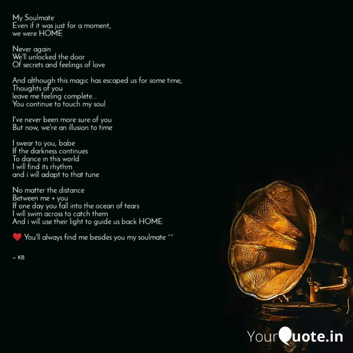 My Soulmate Even If It Wa Quotes Writings By Korah Belle Yourquote My Soulmate Even If It Wa Quotes Writings By Korah Belle Yourquote