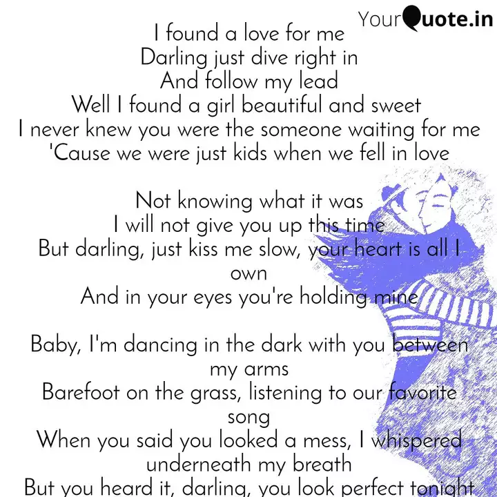 I Found A Love For Me Dar Quotes Writings By Pradeep Prajapati Yourquote