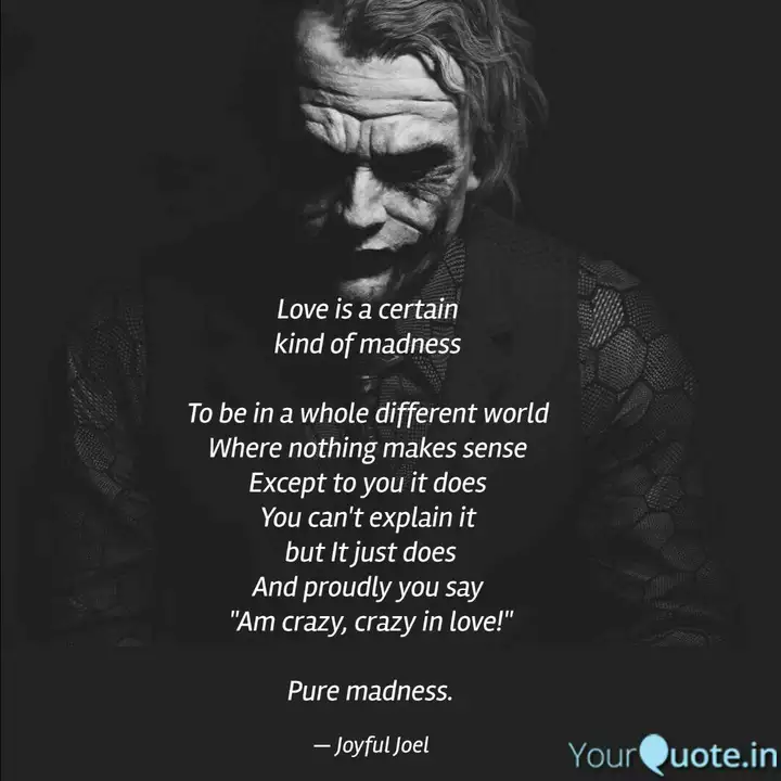 Love is a certain kind o... | Quotes & Writings by Joyful Joel Zemba |  YourQuote