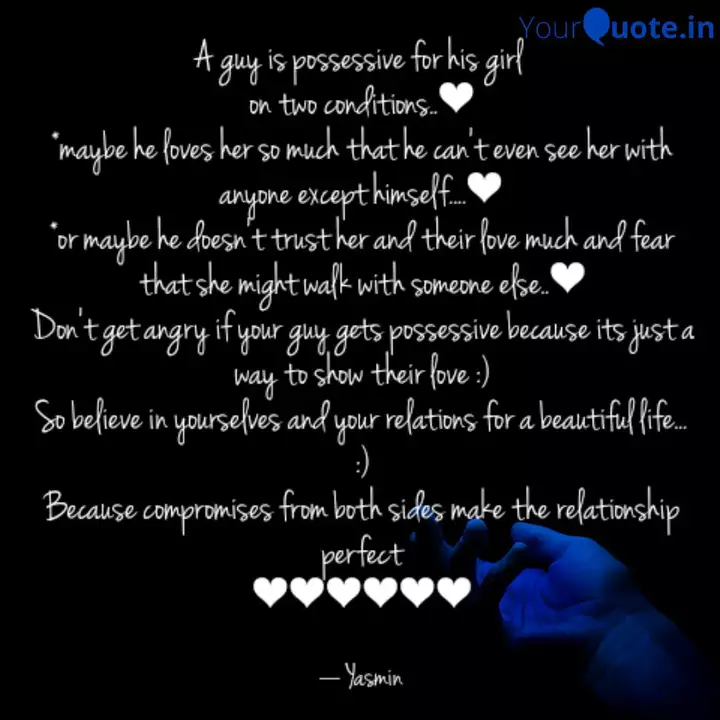 Girlfriend quotes possessive 100 Best