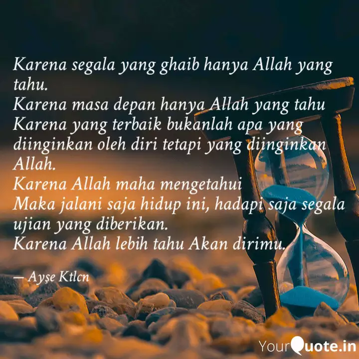 Karena Segala Yang Ghaib Quotes Writings By Anna Widyasari Yourquote