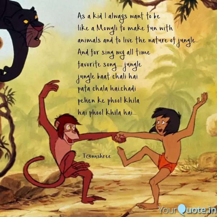 Best Mowgli Quotes Status Shayari Poetry Thoughts Yourquote Itowngameplay — cartoon cat song 03:38. best mowgli quotes status shayari