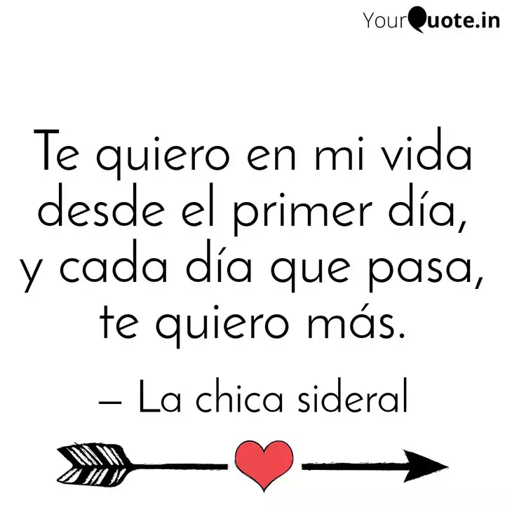te quiero en mi vida desd quotes