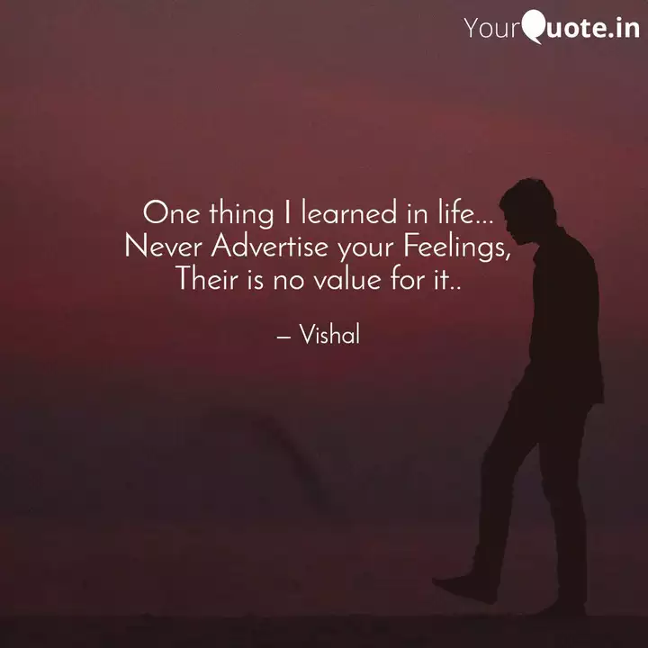 One Thing I Learned In Li Quotes Writings By Vishal Kumar Yourquote