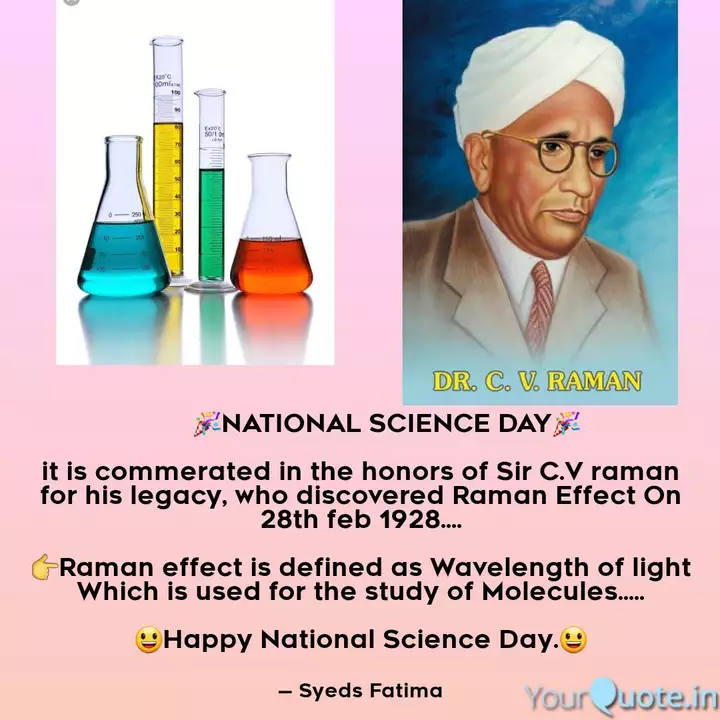 National Science Quotes Writings By Syeds Fatima Yourquote