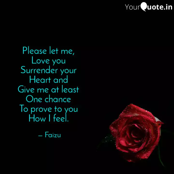 Please Let Me Love You Quotes Writings By Faizan Uddin