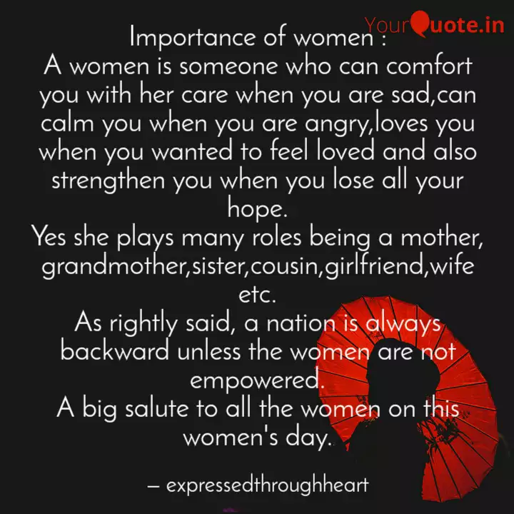 Importance Of Women A W Quotes Writings By Ashutosh Rawat