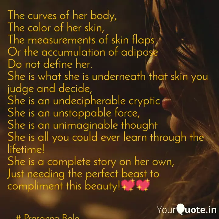 The Curves Of Her Body T Quotes Amp Writings By Prasanna