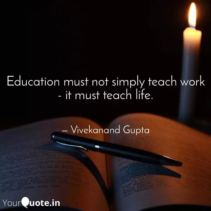Education Must Not Simply Quotes Writings By Vivekanand Gupta Yourquote