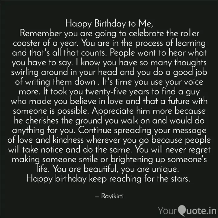 Wallpaper Happy Birthday To Me Re Quotes Writings By Kirti Gehlawat For Free