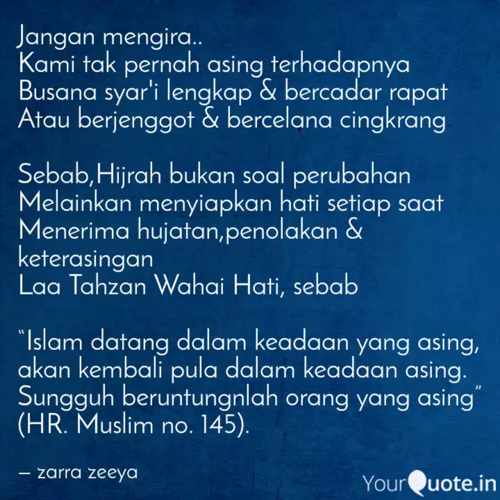 Jangan Mengira Kami Tak Quotes Writings By Griya Ezarra Yourquote