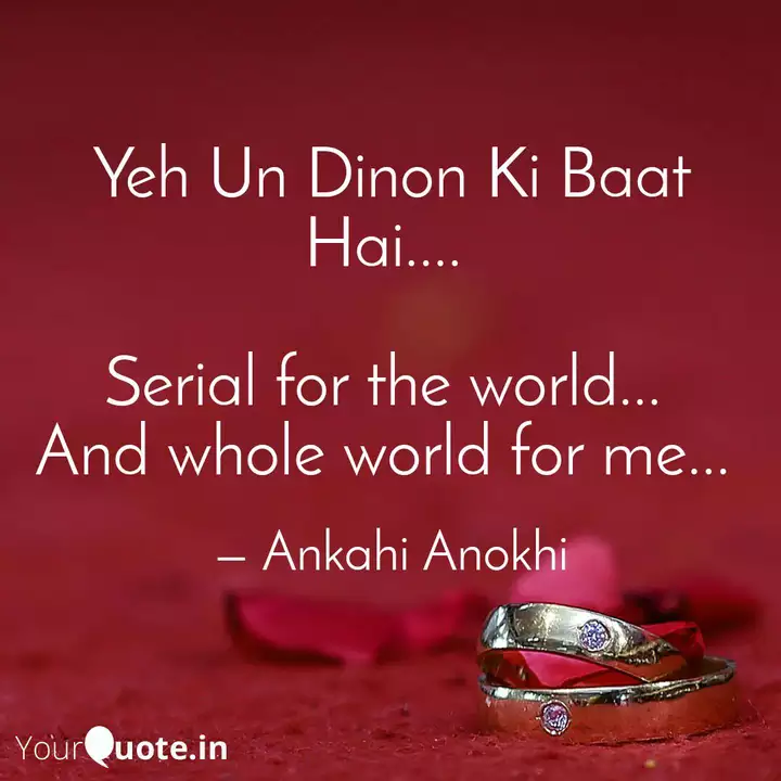 Best Yehundinonkibaathai Quotes Status Shayari Poetry Thoughts Yourquote Yehundinonkibaathai samaina yudkbh sameer naina ashdeep randeep ashi randeeprai preeti ashisingh preedit munna pandit samundit swamun swati love swapreena yehundinokibaathai. best yehundinonkibaathai quotes status