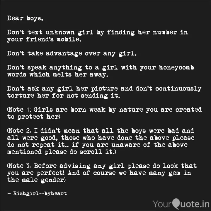 Wallpaper Dear Boys Don T Text Quotes Writings By Lidiya Mercy For iPhone Free