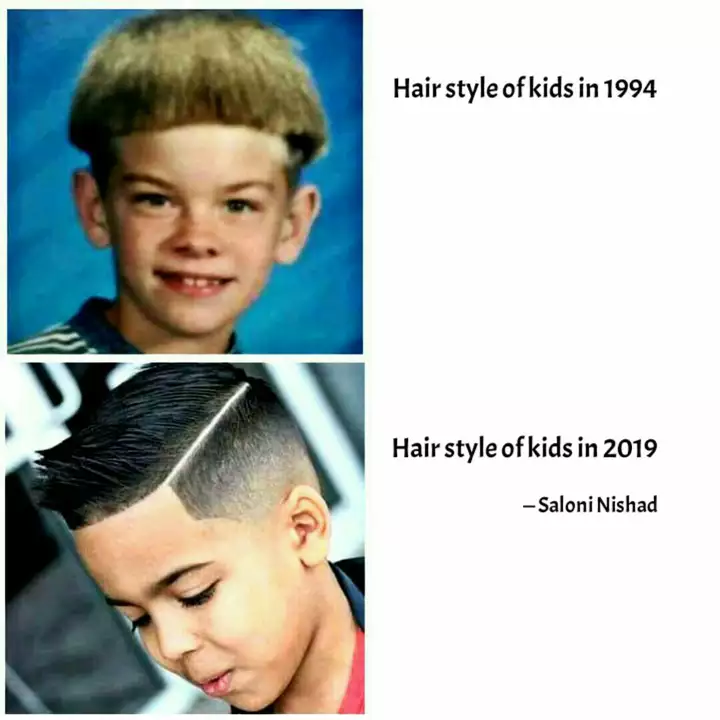 Hair Style Of Kids In 199 Quotes Writings By Saloni Nishad