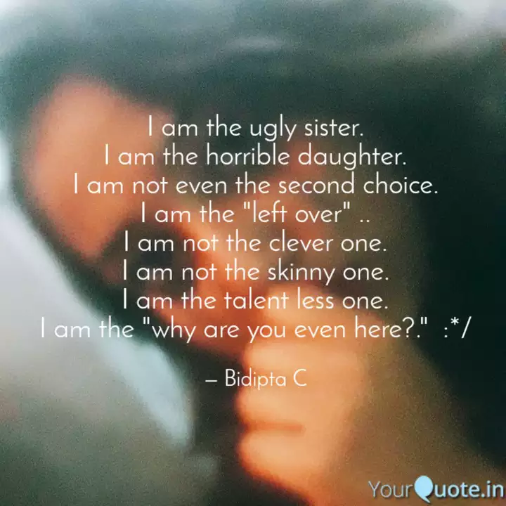 i am the ugly sister i a quotes
