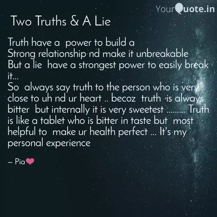 Truth Have A Power To Bu Quotes Writings By Priya Nema
