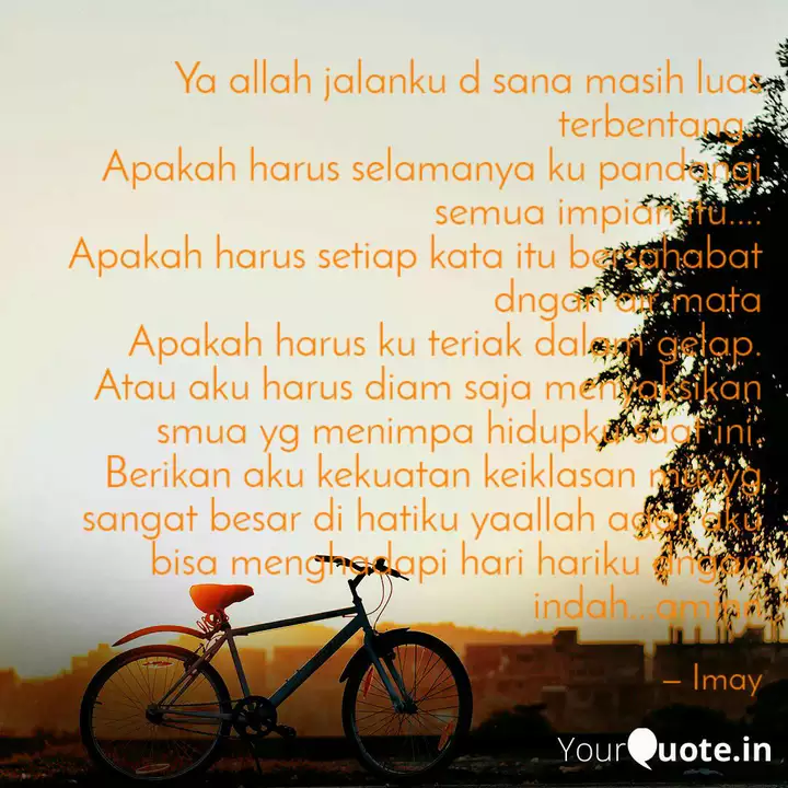 Dapatkan Gambar Ya Allah Jalanku D Sana M Quotes Writings By Risma Terupdate oleh www.katacinta.co